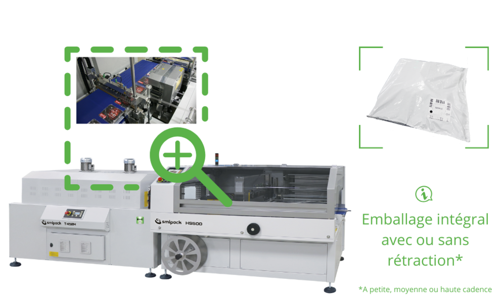 1 CONDITIONNEUSE AUTOMATIQUE A FILM RETRACTABLE